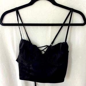 Bustier Black Corset Top